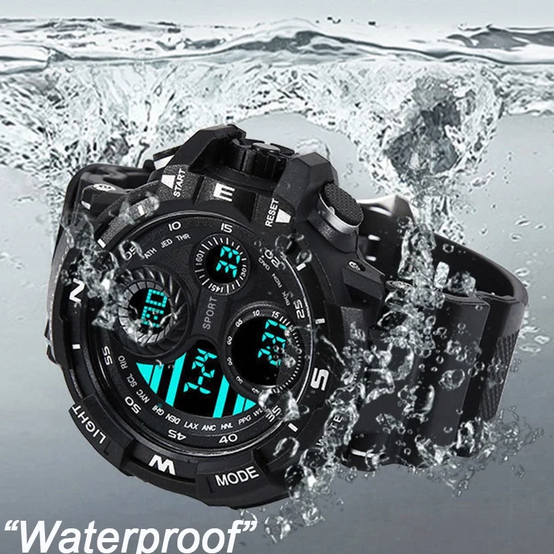 Kegllect Men Fashion Sports  Watches Multifunctional Electronic Wristwatch 3