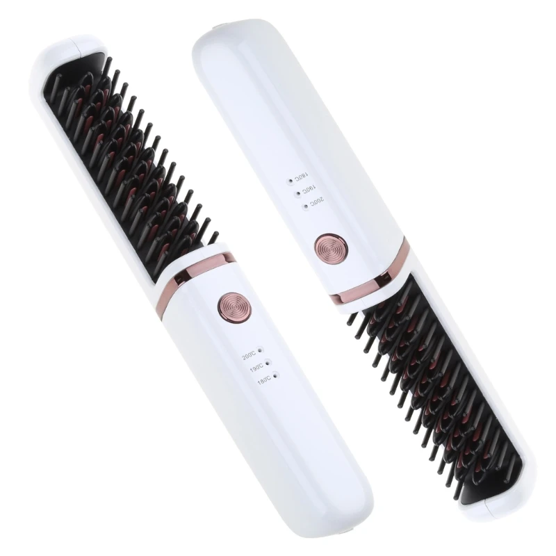 Hot Air Brush Negative Hair Straighten Comb Curler Styler for All Hair Types 2