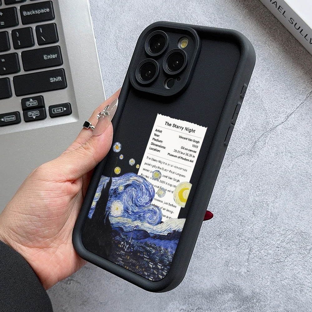 Abstract Floral Design Soft TPU Phone Case with Ladder Lens Cover
