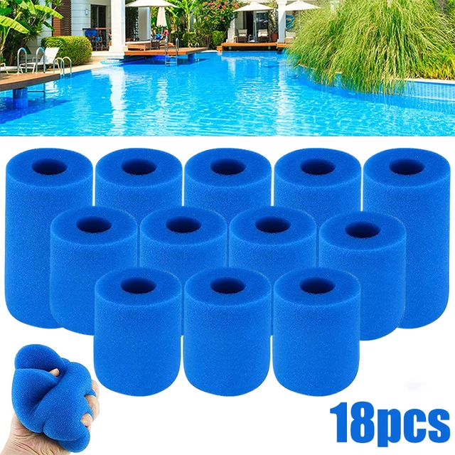 8 Pièces Éponge Filtrante Type S1, Mousse pour Filtre Piscine