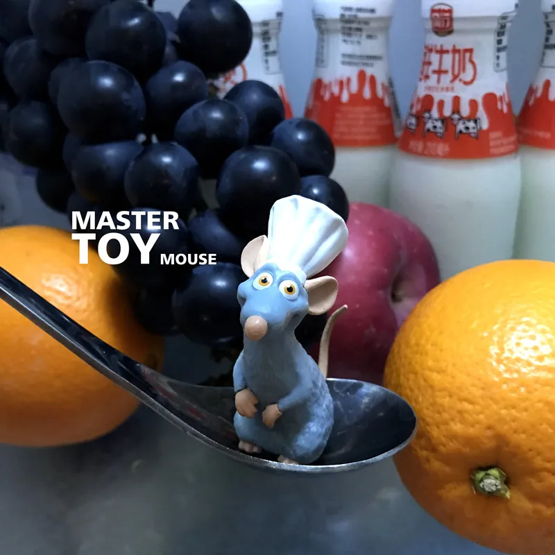 

10PCS 6cm Chef, mouse, cartoon doll, handmade model, decorations, toys