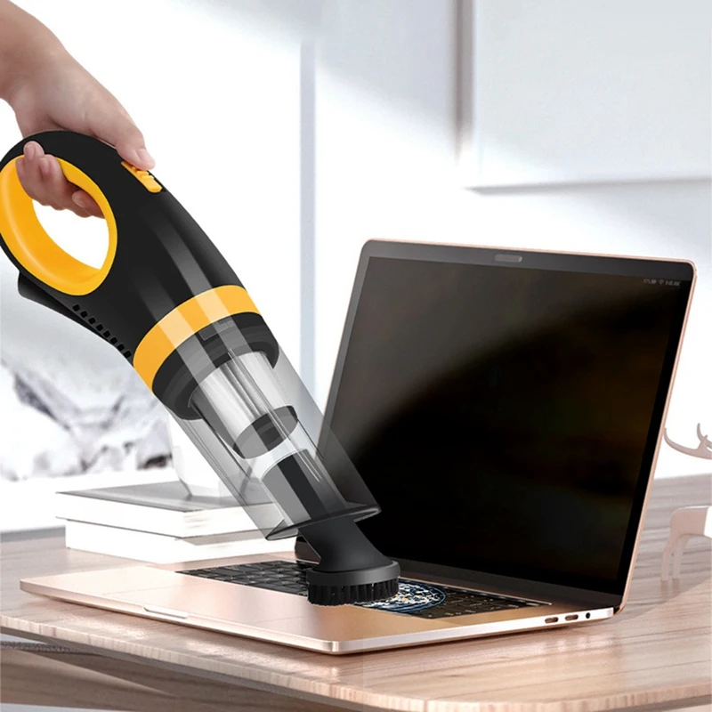 6000PA Wireless Car Vacuum Cleaner Cordless Handheld Auto Vacuum Home & Car Dual Use Mini Cleaner