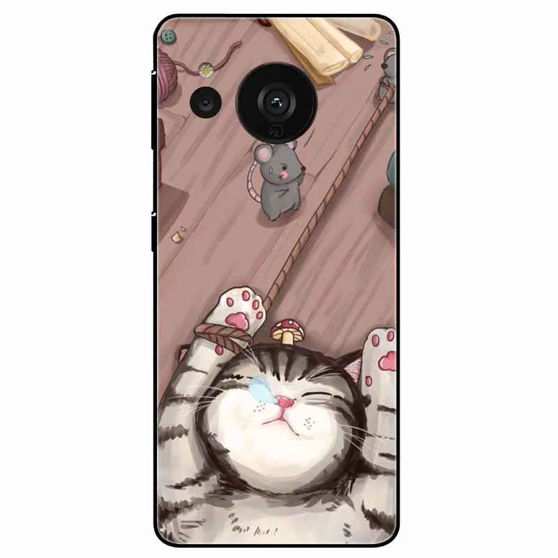 Elegant Black Lion Cats Silicone TPU Protective Case
