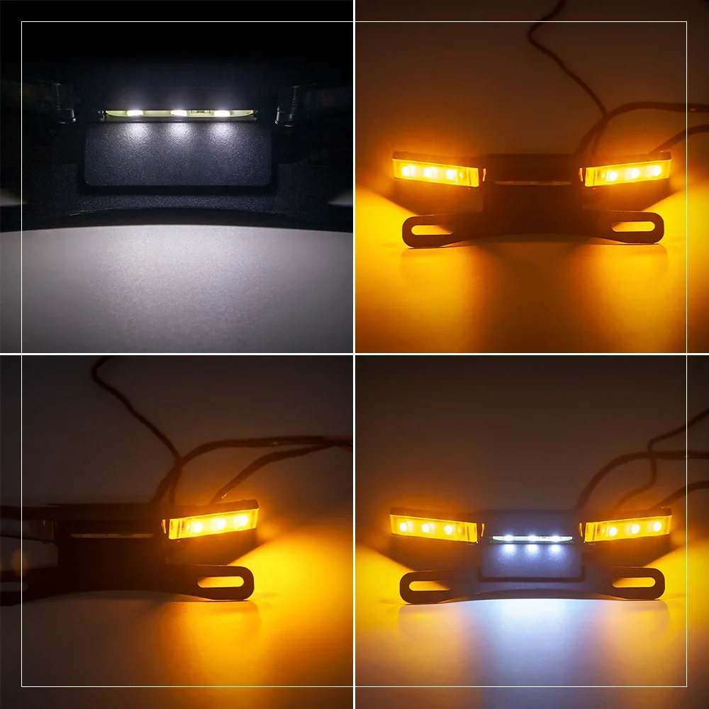 License Plate Holder LED Light For KAWASAKI Z650 Z900 NINJA 650 Z 900 SE Motorcycle Accessories Fender Eliminator Turn Signal