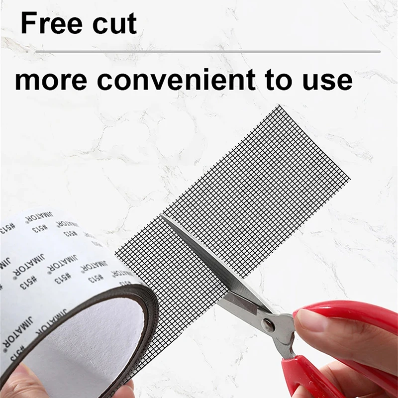 Window Screen Tape 5/10cm Width Window Mosquito Net Repair Tape Self-Adhesive Window Screen Repair Patch Anti-Insect Fly Mesh Broken Holes Tape