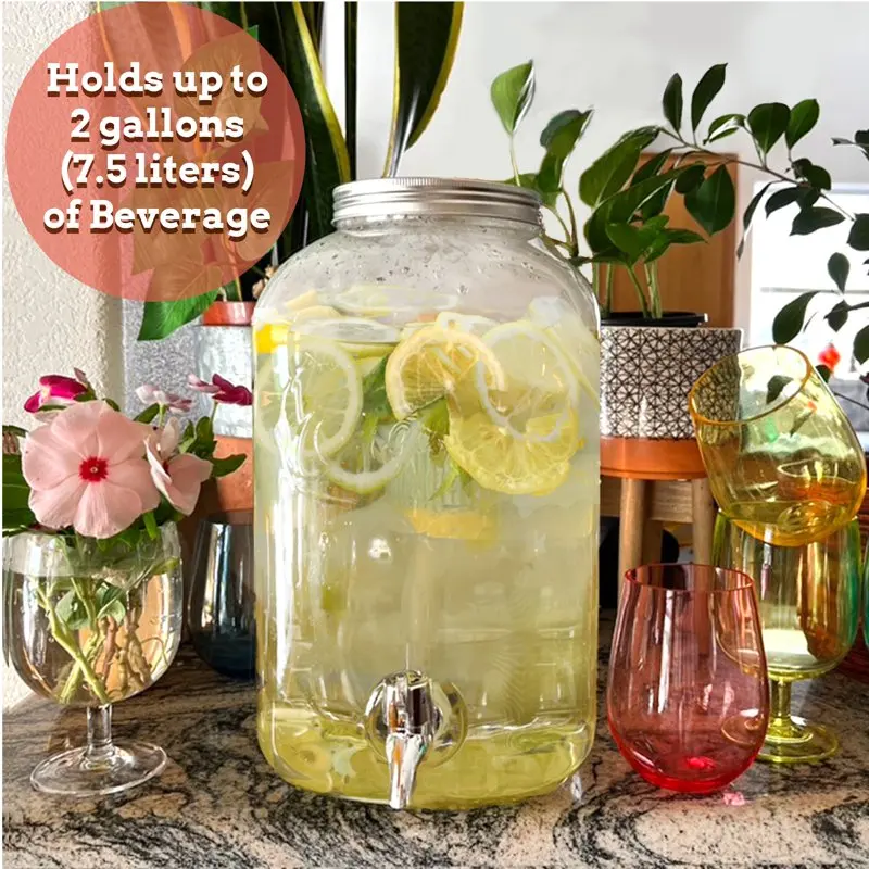 Mason Jar 2-Gallon Beverage Dispenser