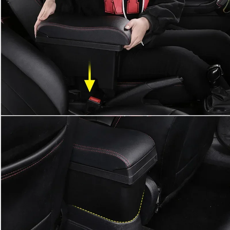 Car Armrest Box Car Armrest Box For Peugeot 308 2008-2012 T7 SW / Citroen C4 2011 Retrofit Parts Center Storage Box USB