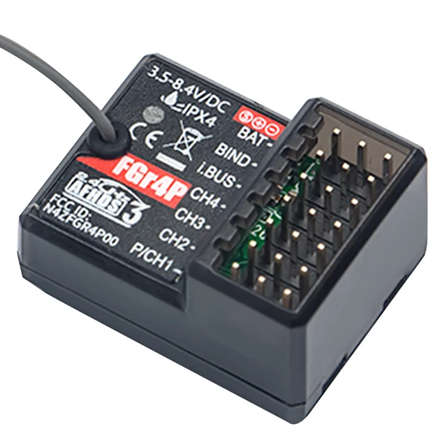 Flysky Remote Control Noble NB4 Gyro Receiver 4 Channels INr4 GYB