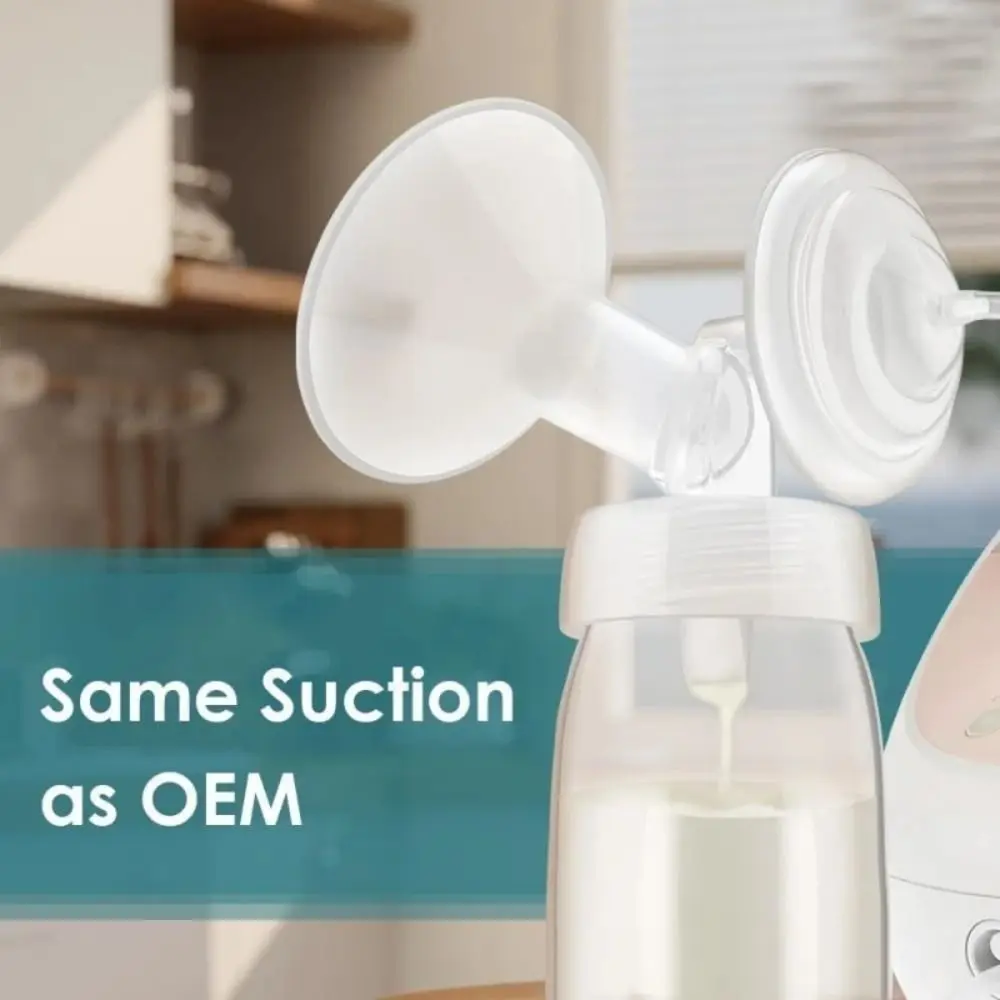 Wide Mouth Breast Pump Accessories Replacement Connector Baby Breastfeeding Accessories Three Way Quick Fixing Breastpump Parts