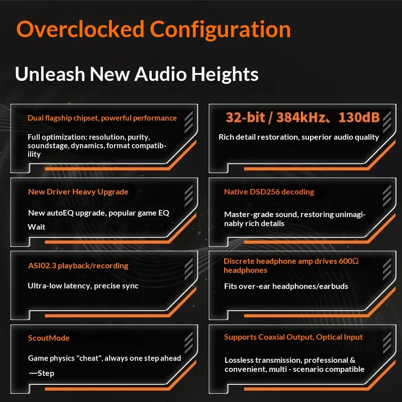 크리에이티브 AE X 사운드 카드 32비트 384KHZ 컴퓨터 전용 독립 PCIe 게임용 HiFi 전문 DAC 헤드폰 앰프