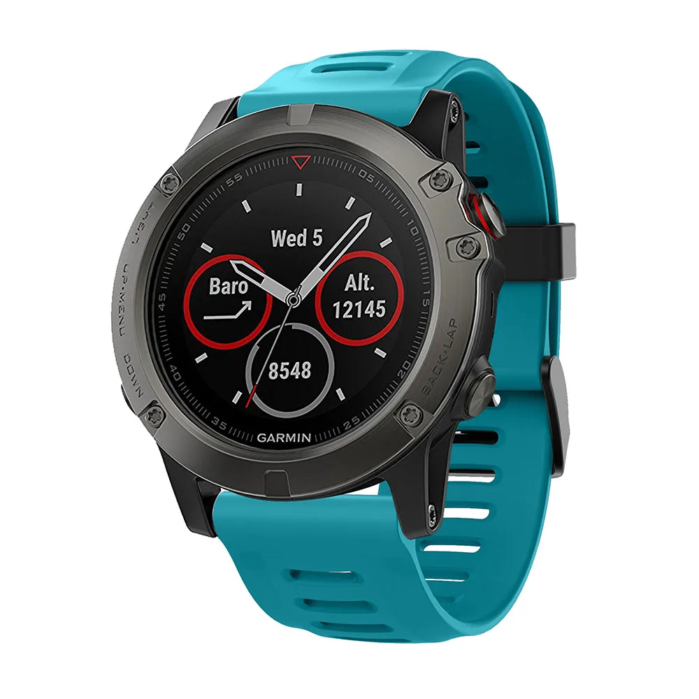 26mm Silicone Strap for Garmin Fenix 5X Plus 6X Pro Outdoor Sport Watch Band Replacement Watchband For Garmin Fenix 3 3 HR AliExpress