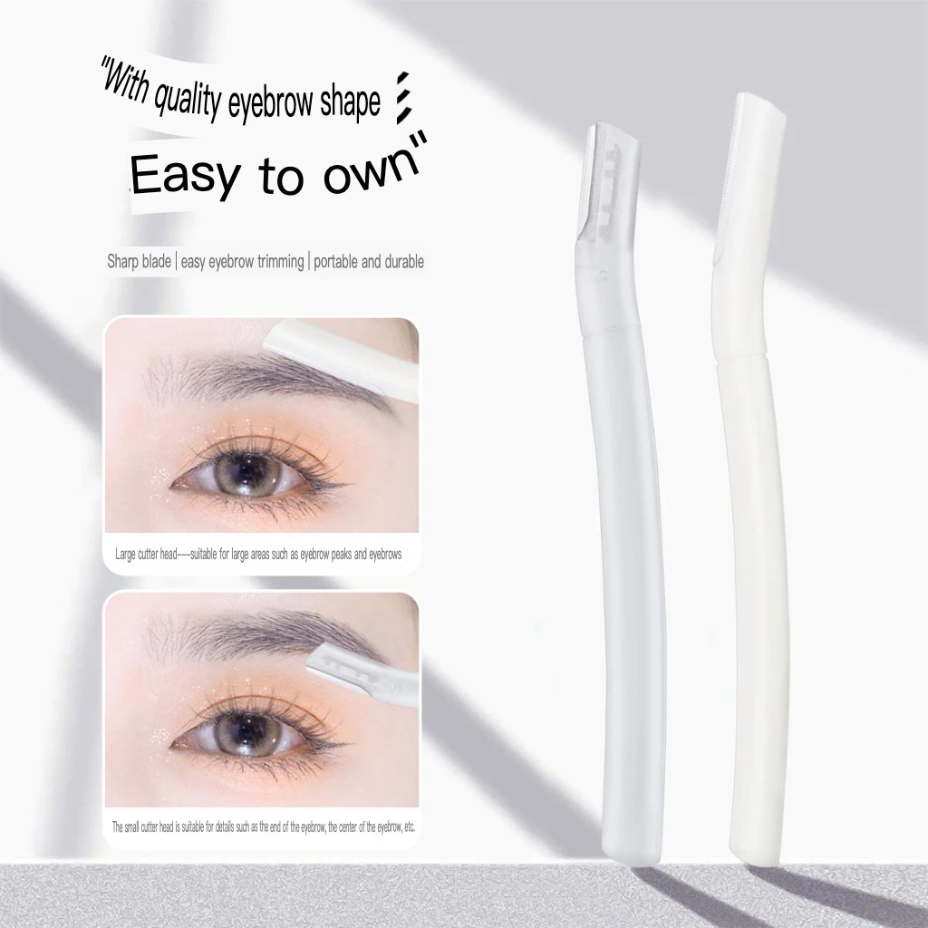 JONBOS Fine Macro Eyebrow Razor set for women eyebrow scratch resistant safe eyebrow razor blade