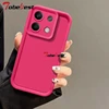 Solid Color Camera Lens Silicone Case for Xiaomi Redmi Note 14 13 12 11 11S 10 10S 9 8 7 5 Pro Plus 4G 5G Funda Back Cover 5
