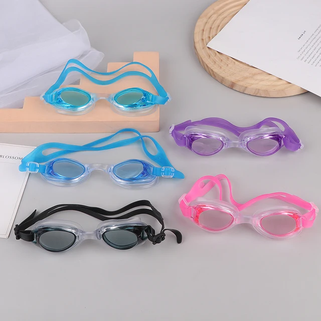 PC Swimming Goggles Kids Children Swimming Pool Diving Swim Water Sports Glasses Waterproof Anti Fog With Earplug With PVC Bag 5