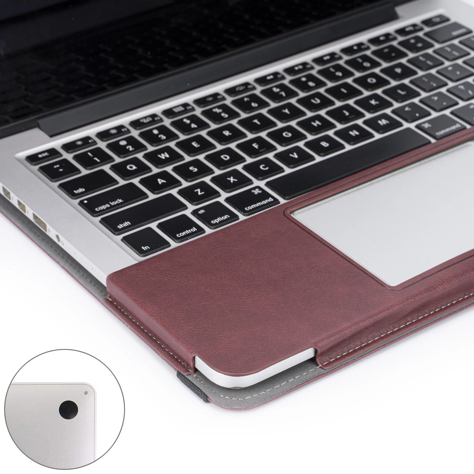 TYTX-Capa de couro compatível com MacBook Pro,