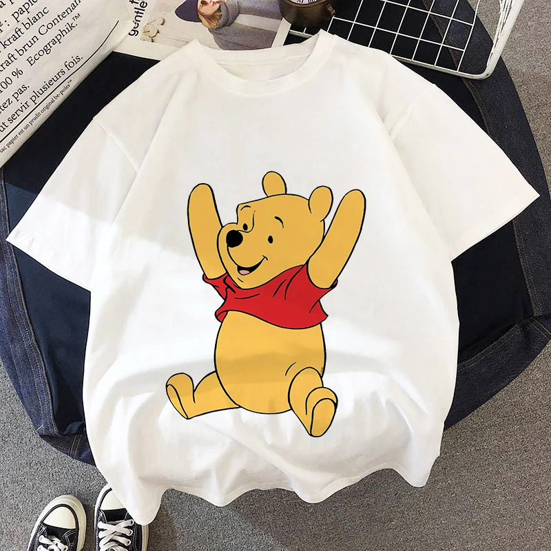 

Disney Pooh Tigger Pattern Children Kawaii 2022 Summer Casual T Shirt Cartoon Cute Baby Girl Boy Clothes From 2 To 7 Years Tees