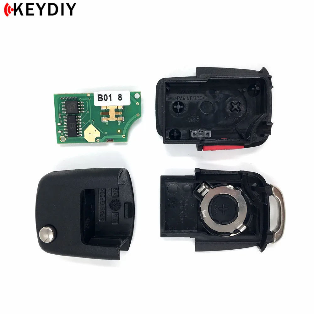 Car Remote Key KD900 B Series Remote Control For VW Car Key KD-X2/KD-MAX Key Programmer KDMINI Machine 5/10/30pcs