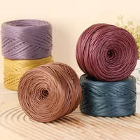 200g/Roll Nappa Matte Faux Leather Yarn for DIY Knitting Crocheting Thread Yarn for Handmade Bags Shoes Crafts 6