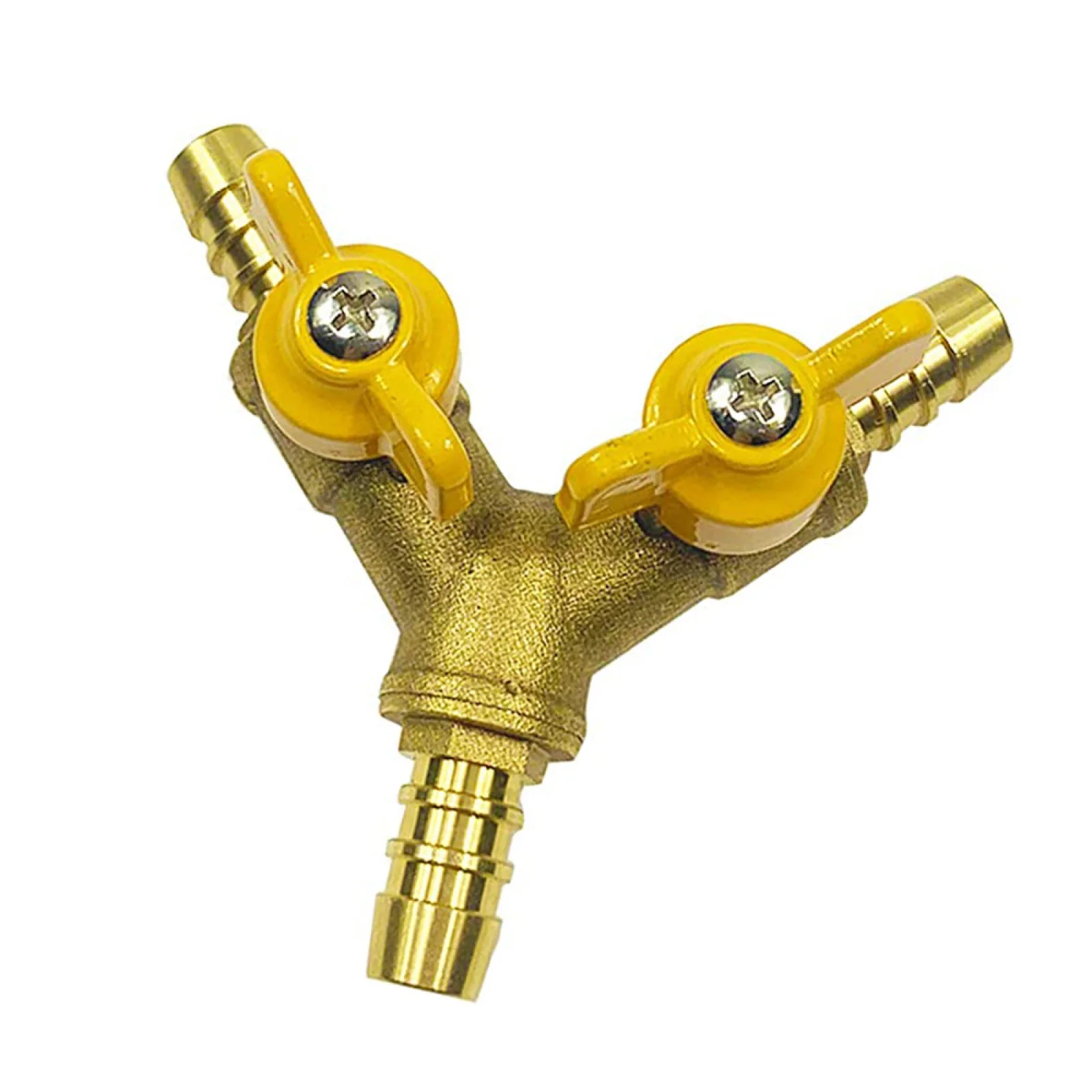Válvula de Esfera Encaixe de Tubulação Conector Adaptador Barb Mangueira Vias de Latão tipo y Vias id 1011 mm Braçadeiras de Tubulação