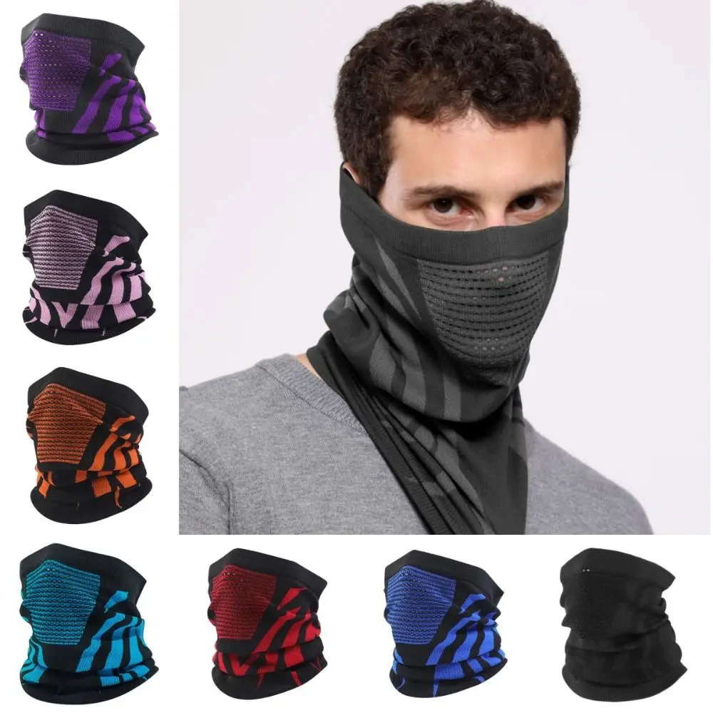 New Winter Warm Ski Mask Breathable Running Hiking Half Face Mask Scarf Bike Motorcycle Cycling Mask Unisex