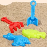 5 Pcs/set Children Beach Toys Sand Play Kit Baby Summer Digging  Tool with Shovel  Outdoor Toy Set Box for Kid 2