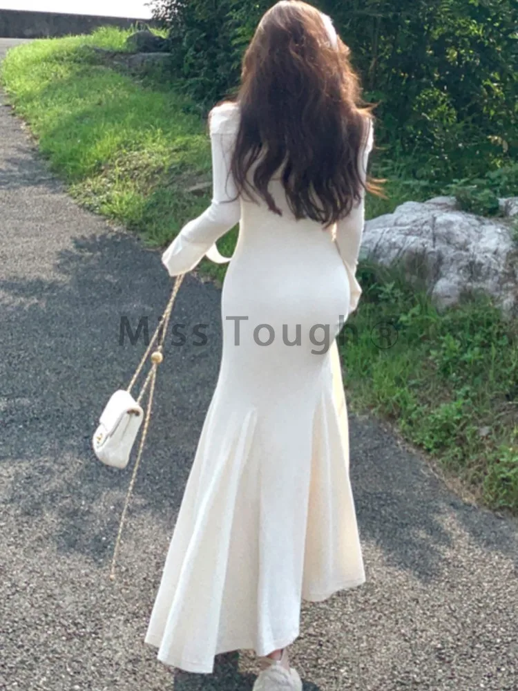 Elegant Solid One Piece Dress Women Off Shoulder Sexy Lace