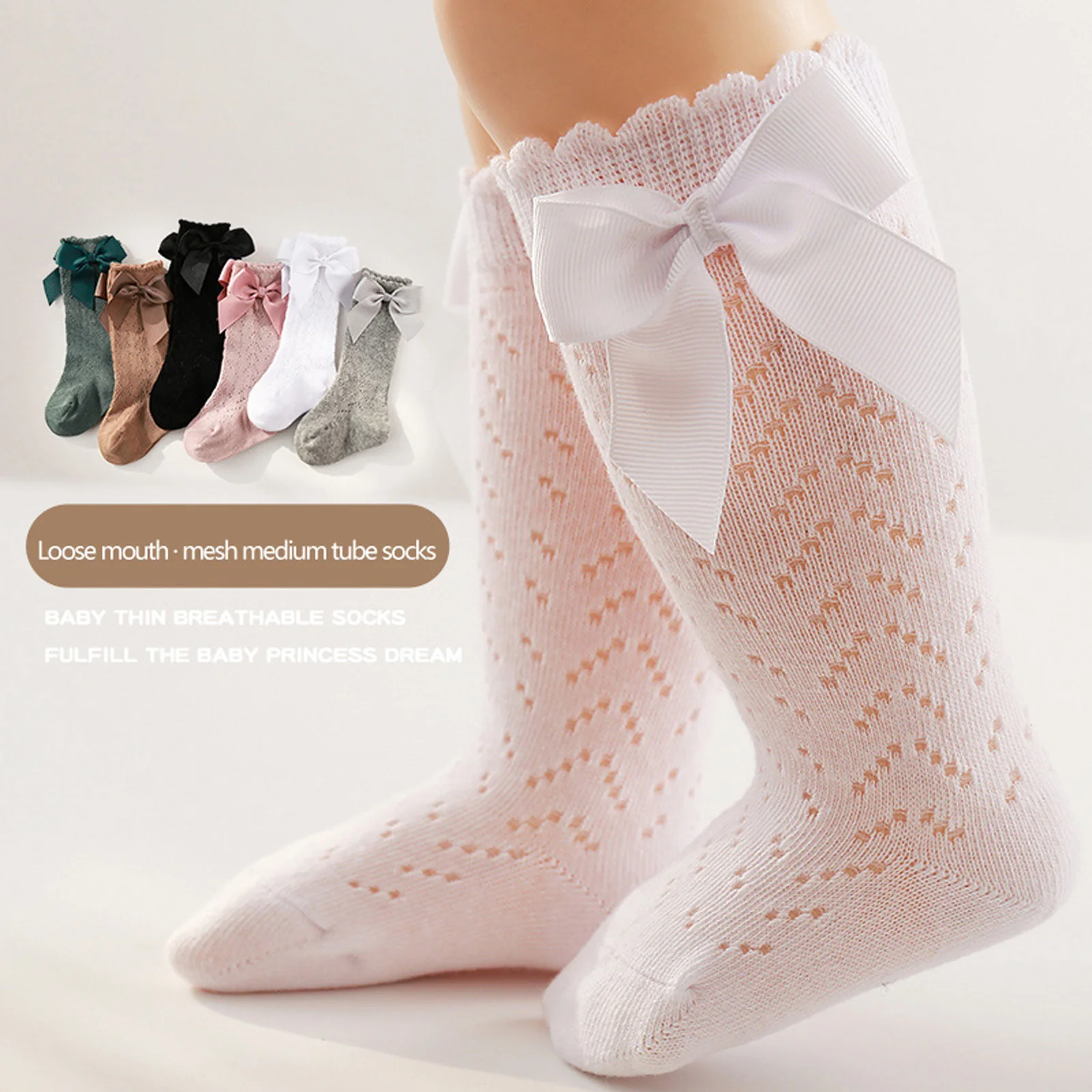 Newborn Long Socks Lot Girls New Infant Socks Girls Baby Girl Socks