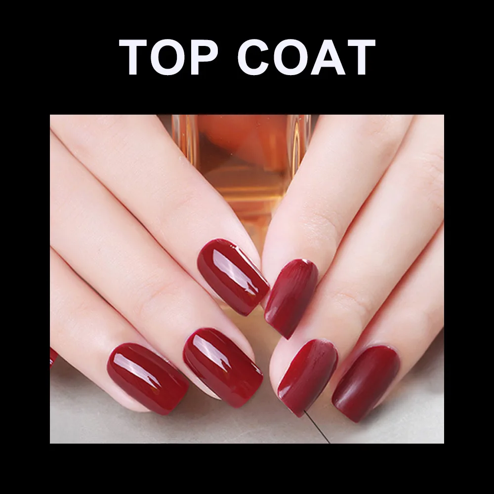 MIZHSE 18ML Super Top Coat No Wipe UV LED Gel Polish Sealer Sealing Shining Clear Gel Diamond Top Coat Soak Off Functional Gel 4