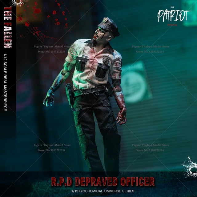 Patriot Studio New 1/12 Horror Zombie Cop Soldier The Fallen