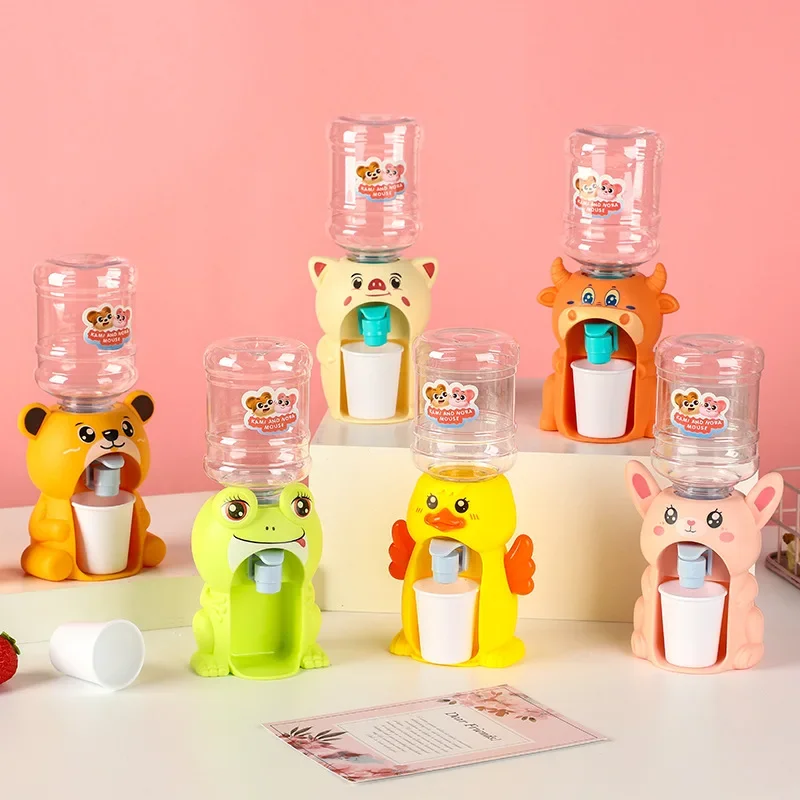 Simulation Fans, Children's Water Dispensers, Toys, Kitchens, Families, Fun Water Dispensers, Small Cute Duck Stalls,