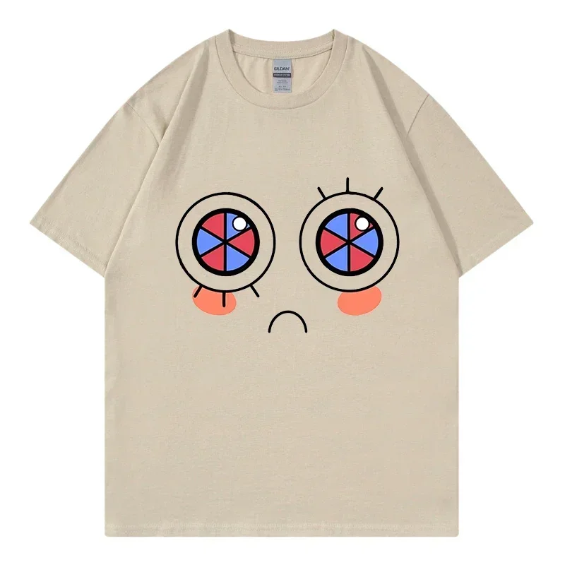 

The Amazing Digital Circus Pomni Eye T Shirt Men Harajuku Aesthetic Kawaii Tshirt Unisex Streetwear Cartoon Cotton Tee Shirt