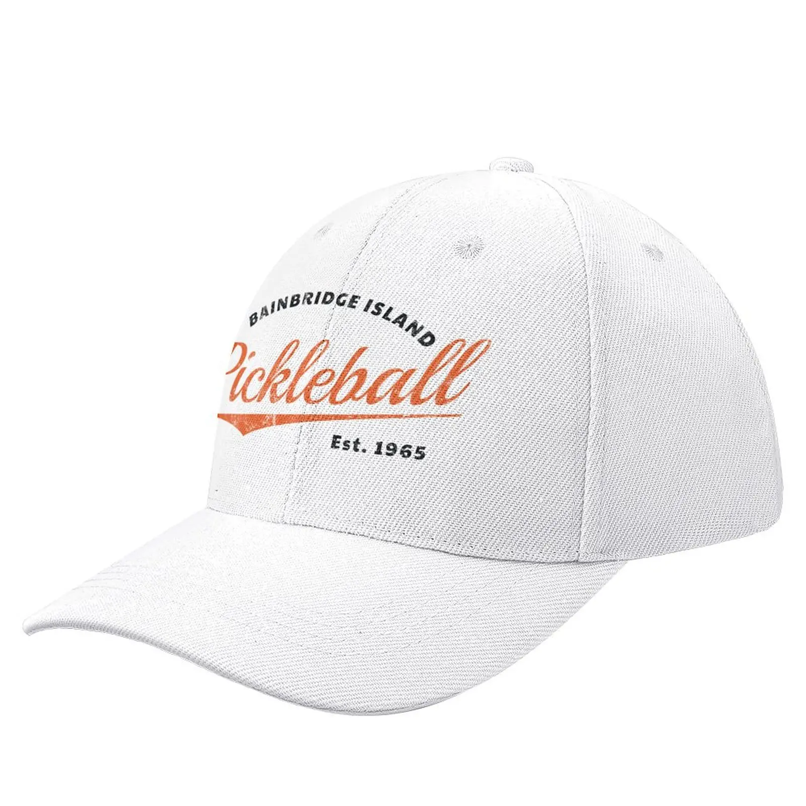 Retro Pickleball Bainbridge Island Est 1965 Baseball Cap Visor Sunhat Baseball For Men Women's