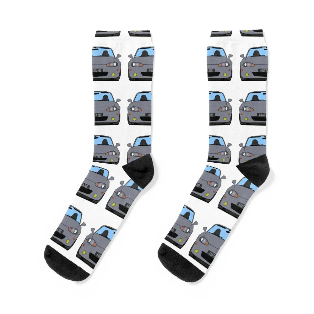 

Special Edition Titanium Gray NB Miata Roadster Socks basketball cool socks christmas gift Male Socks Women's