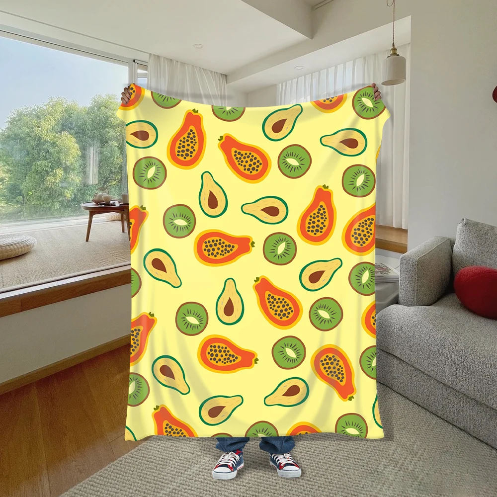 

Printed blanket, flannel blanket, family travel combination blanket, soft and comfortable blanket, picnic blanket, birthday gift