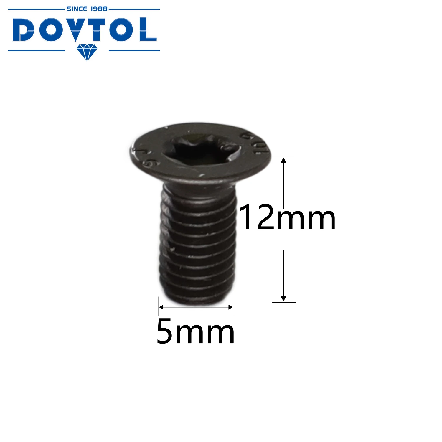 M5*12 Screws Bolts 10pcs For Woodworking Replacement Carbide Inserts 14x14x2.0 or 15x15x2.5 on Spiral cutter head