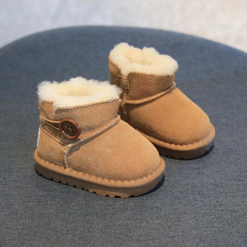 0-4 Years Baby Winter Snow Boots Autumn Toddler Boys Girls Warm Fur Ankle Boots