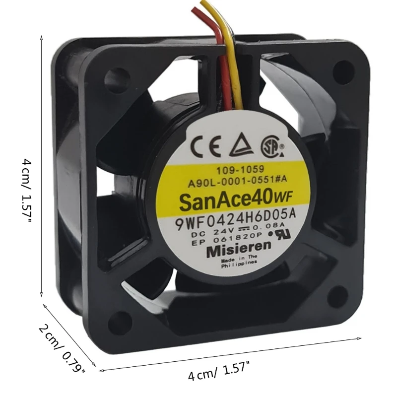 SanAce40WF 9WF0424H6D05A ð ҿ 40x40x20mm 24V 0.08A Fanuc ð 