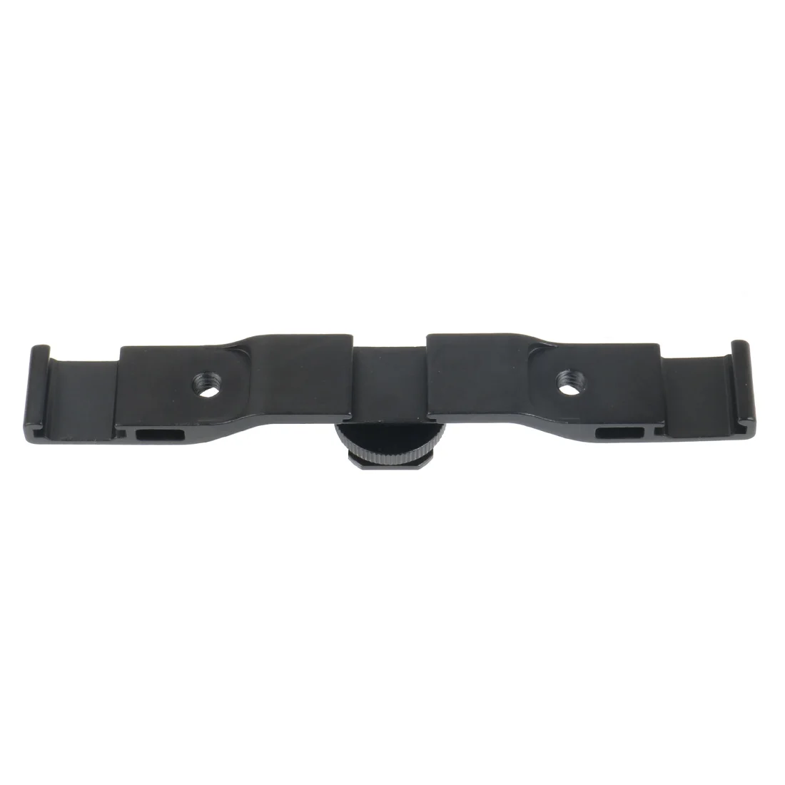 Double Cold Hot Shoe Adapter Mount Extension Holder Video Bracket for Canon for