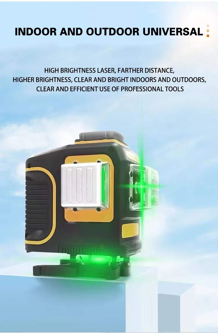 DEG 12 lines green beam Electronic Anping laser level High precision Tile tiling
