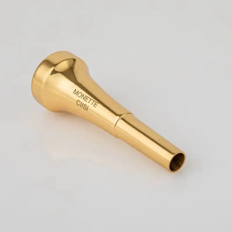 Trumpet mouthpiece Monette Bb 7C 5C 3C 1.5C size pro silver/gold plated copper musical brass instruments accessories