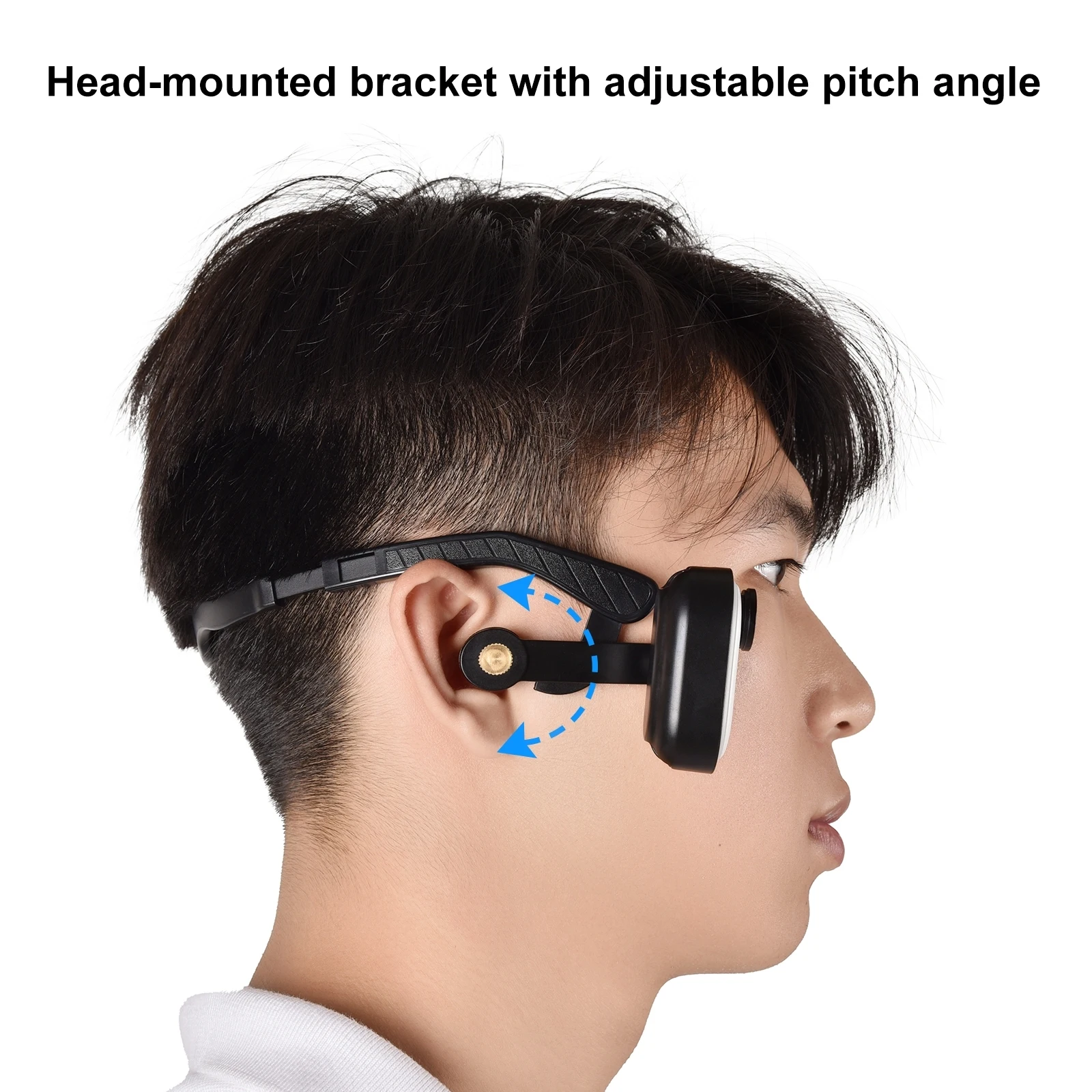 PULUZ Magnetic POV Holder Head Mount For Insta360 GO 3 Wearing Head Belt 5