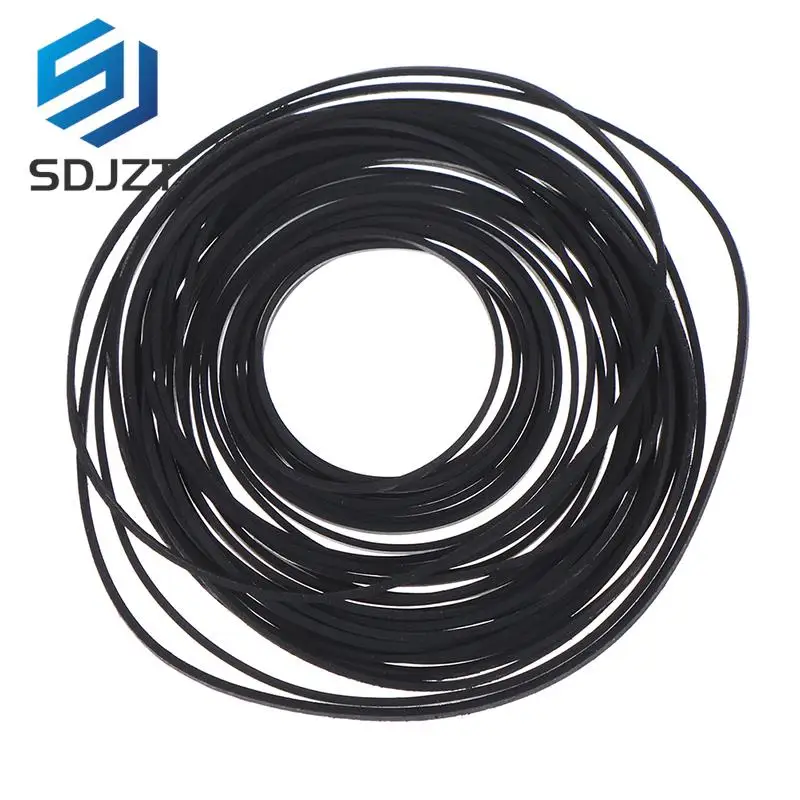 Nuovo 1 Confezione 1*1Mm Mix Cassette Tape Sostituzione In Gomma Cd Dvd Cassette Tape Recorder Giradischi Strap Belt Per Cd-Rom Video Machine