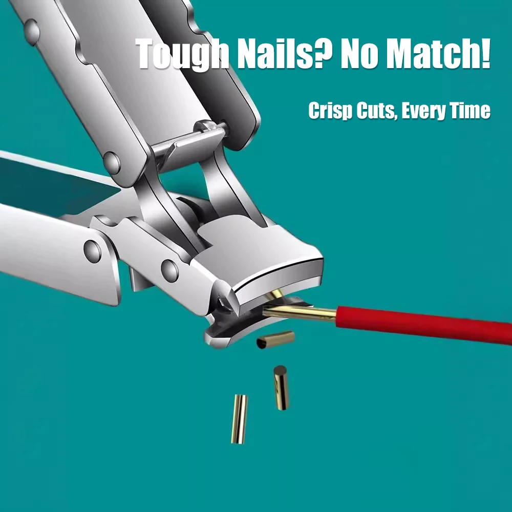 Nail Clippers Portable Fingernail Nail Scissors Cutter Stainless Steel Manicure Tools Fingernails Toenail Clippers for Nail Care