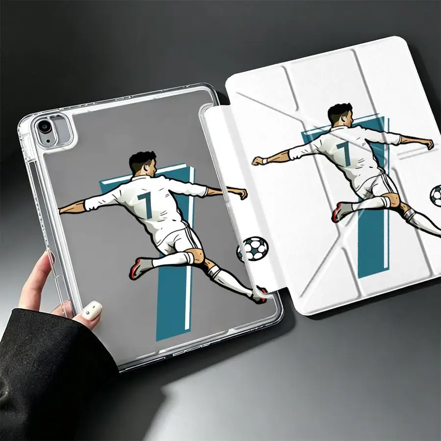 Premium Football 7 Tablet Case with Pen Slot Cover