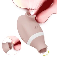 2-in-1-Klitoris-Sauger, Brustwarzen, Vibrator, Klitoris-Stimulator für Frauen, Saugen, Zunge lecken, weiblicher Masturbator, Sexspielzeug für Frauen 2