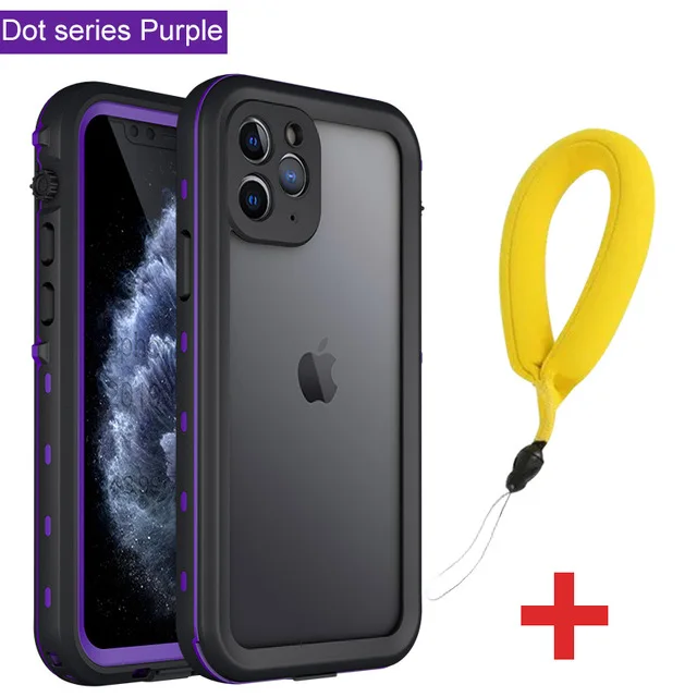 cell phone belt pouch IP68 Waterproof Case for Coque iPhone 13 12 Pro Max on iPhone 11 11Pro X Xs Xr Water Proof Cover Sport 360 Protect iPhone12 Mini phone pouch for ladies Cases & Covers