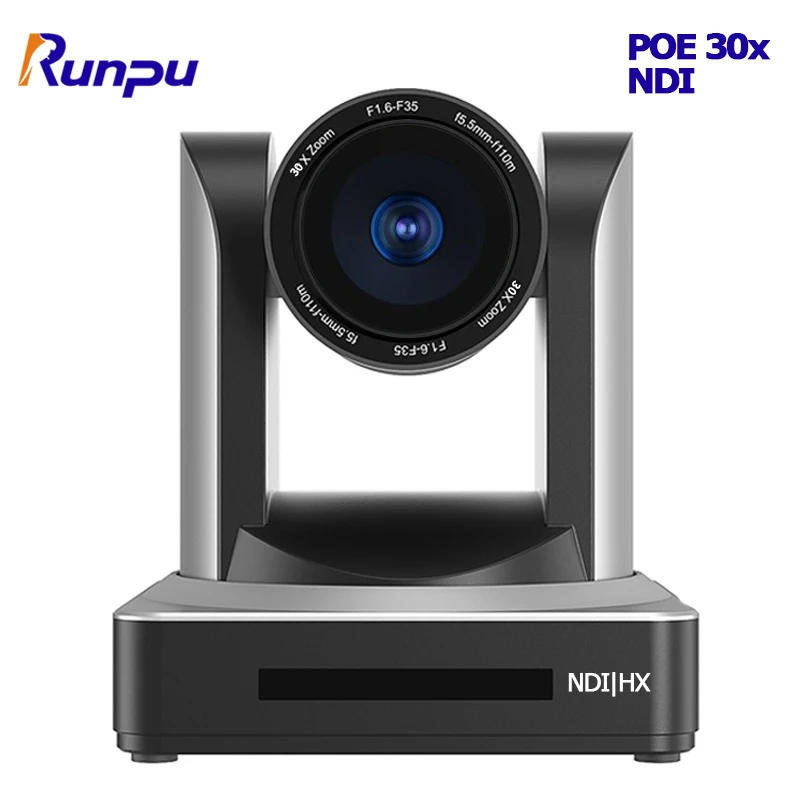 HD 1080P NDI HX2 Camera 30X Zoom Video Conference PTZ Camera with