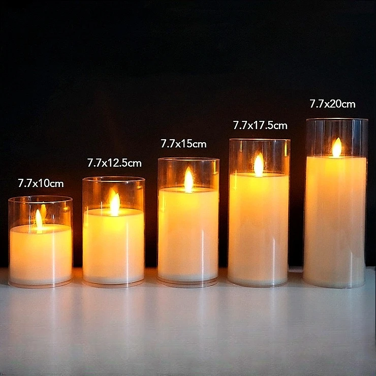 

Flameless LED Candle Creative Wishing Led Tea Light Flameless Candle Halloween Christmas Decor Candle Light