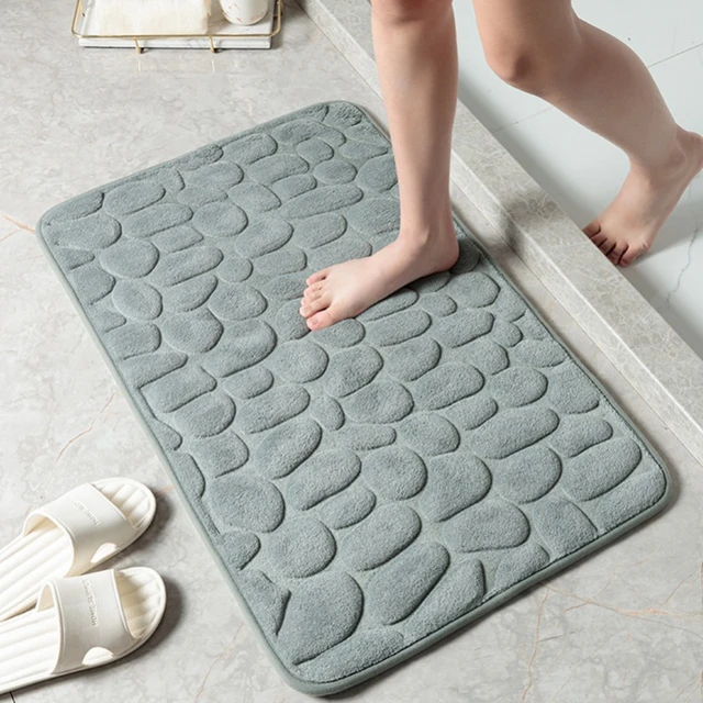 Bath Mat Fast Drying Absorbent Bathroom  Slip Bath Mats Super Absorbent - Bath  Mat - Aliexpress