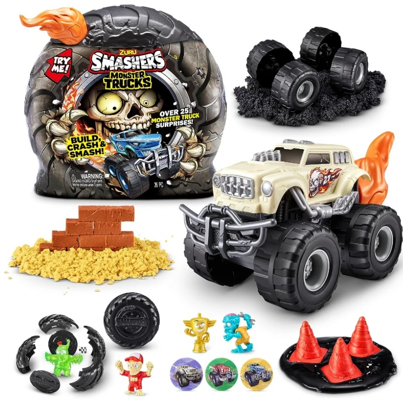

Новая кукла-сюрприз Зуру Smashers монстр-Трак сюрприз динозавр грузовик для мальчиков с 25 сюрпризами